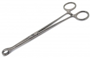Щипцы геморроидальные окончатые прямые, 215мм СССР